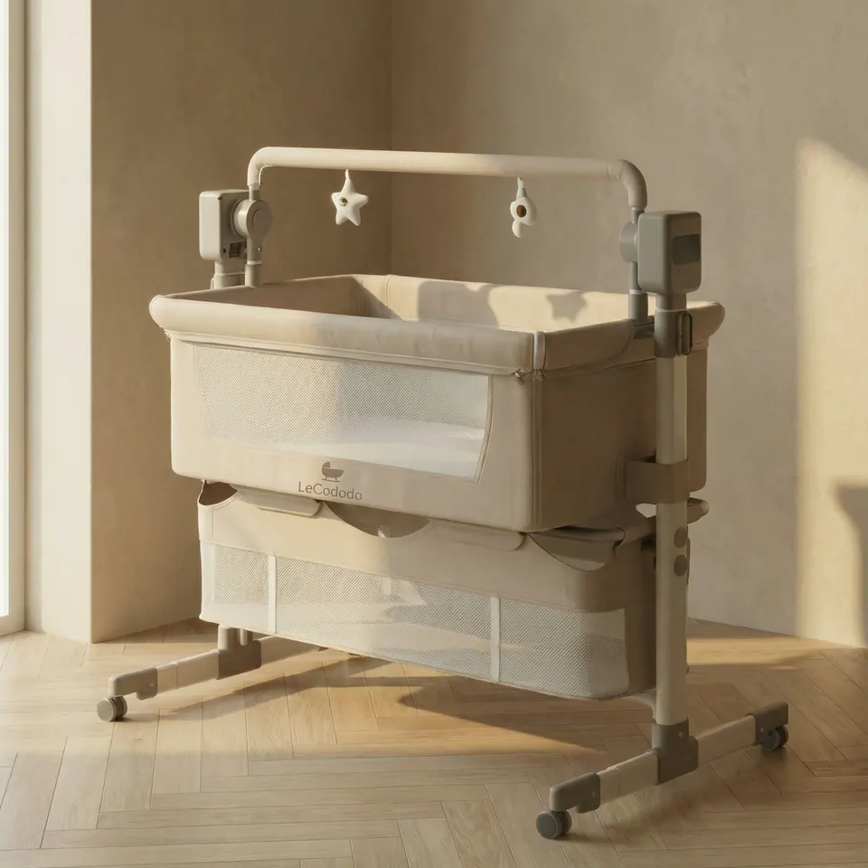 Berceau cododo évolutif LeCododo avec balancement automatique – vue 1